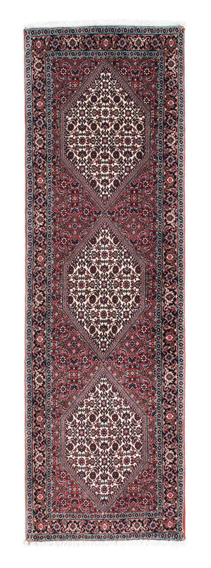Alfombra de pasillo Alfombra persa - Bidjar - 212 x 73 cm - rojo
