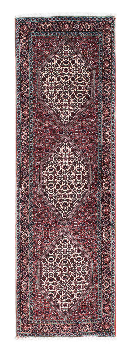 Alfombra de pasillo Alfombra persa - Bidjar - 212 x 73 cm - rojo