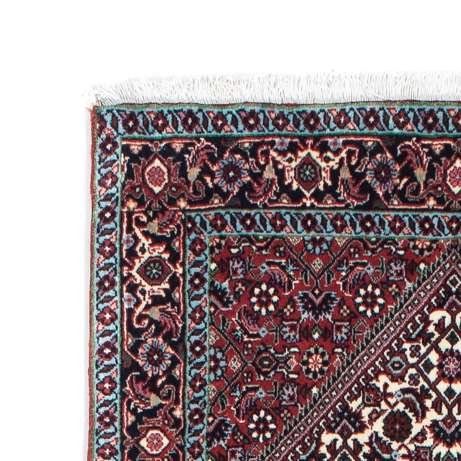 Alfombra de pasillo Alfombra persa - Bidjar - 212 x 73 cm - rojo