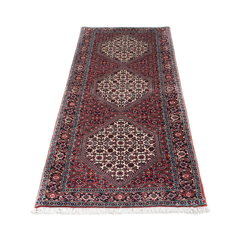 Alfombra de pasillo Alfombra persa - Bidjar - 212 x 73 cm - rojo