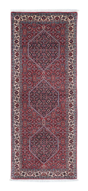Alfombra de pasillo Alfombra persa - Bidjar - 196 x 72 cm - rojo