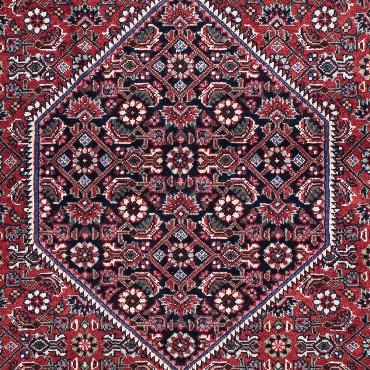 Alfombra de pasillo Alfombra persa - Bidjar - 196 x 72 cm - rojo