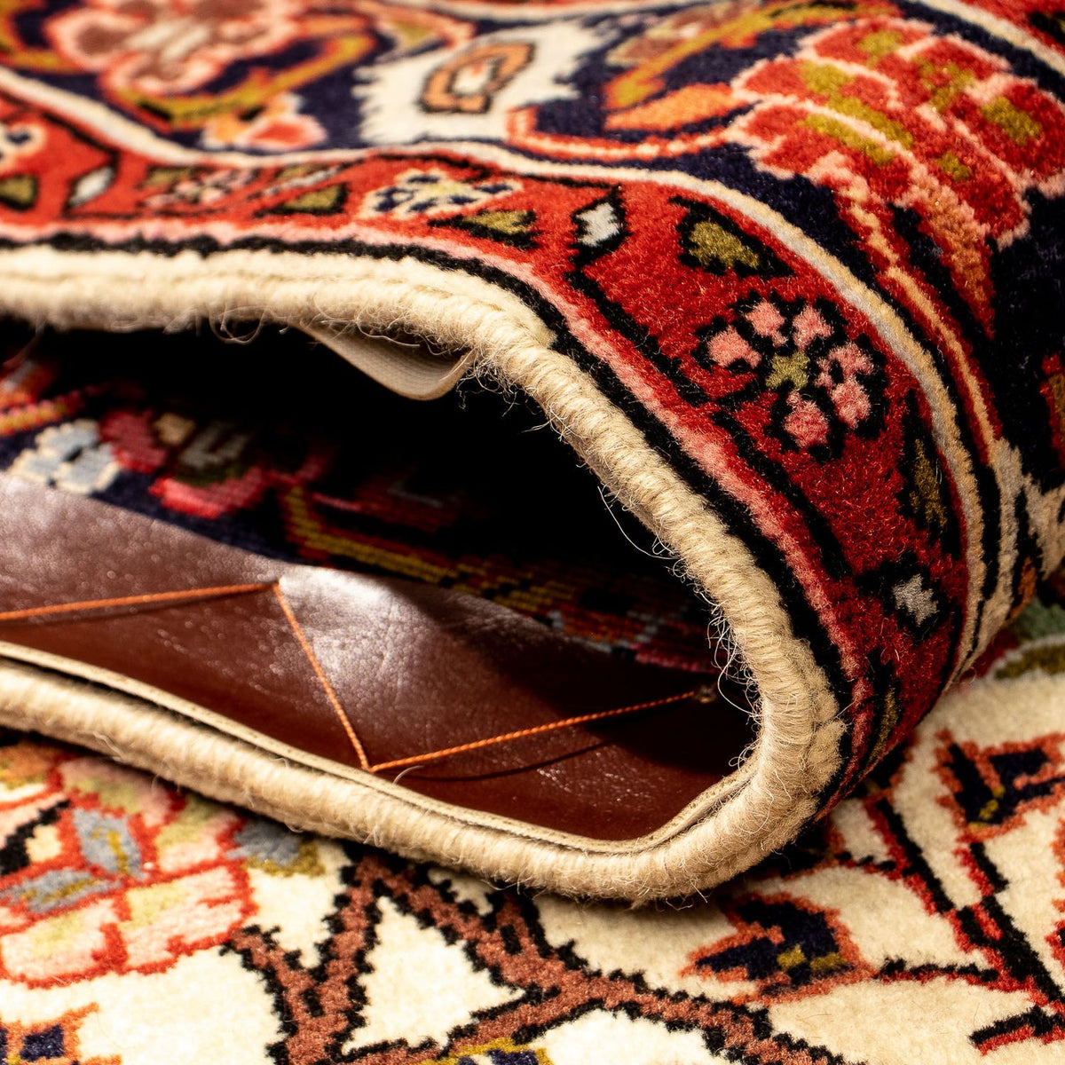 Alfombra de pasillo Alfombra persa - Bidjar - 290 x 78 cm - beige