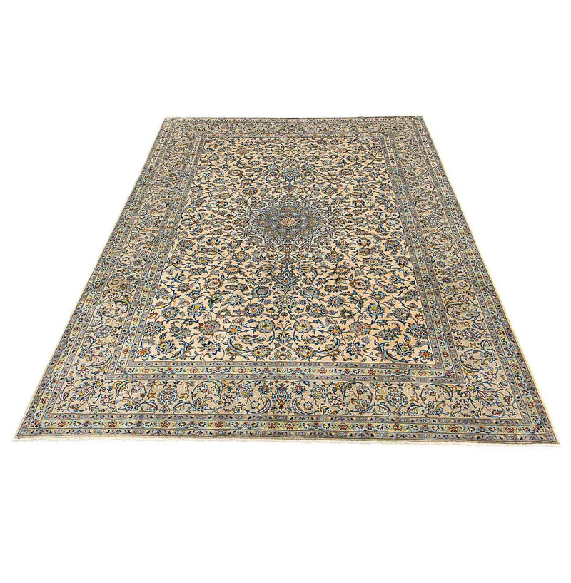 Alfombra persa - Keshan - 398 x 303 cm - beige