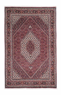Alfombra persa - Bidjar - 208 x 132 cm - rojo claro