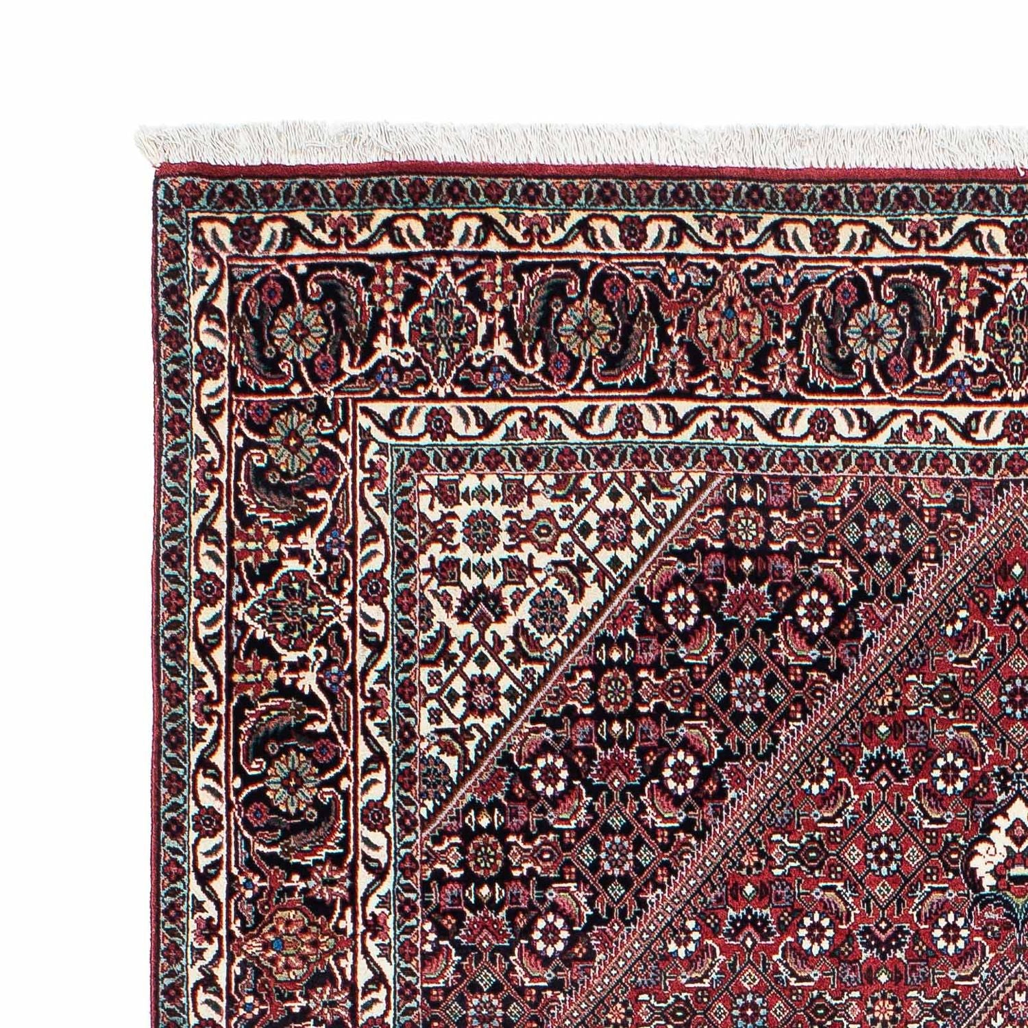 Alfombra persa - Bidjar - 208 x 132 cm - rojo claro