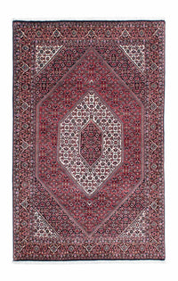 Alfombra persa - Bidjar - 203 x 127 cm - azul oscuro