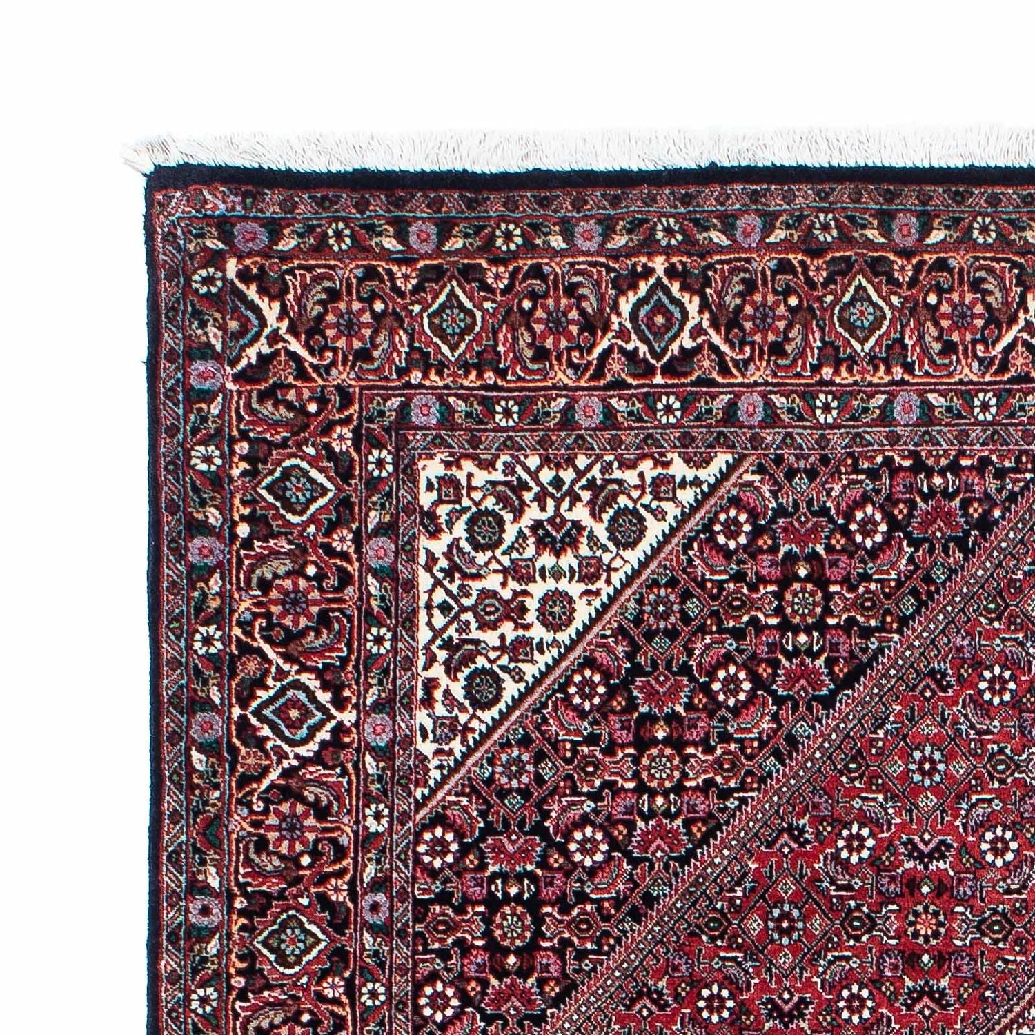 Alfombra persa - Bidjar - 203 x 127 cm - azul oscuro