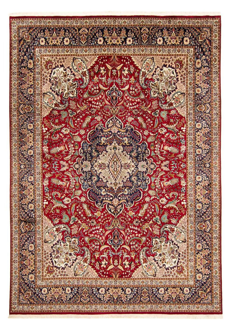 Alfombra Persa - Tabriz - Real - 400 x 297 cm - rojo oscuro