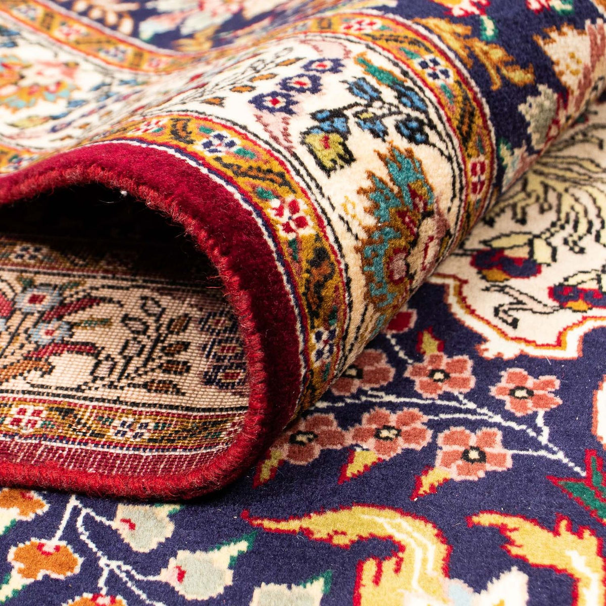 Alfombra Persa - Tabriz - Real - 400 x 297 cm - rojo oscuro