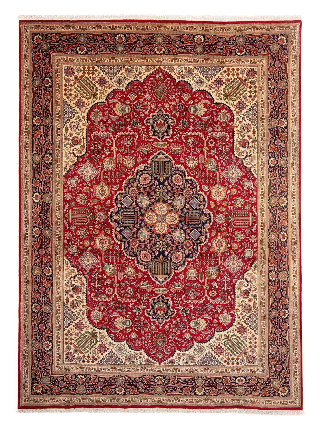 Alfombra Persa - Tabriz - Real - 337 x 243 cm - rojo