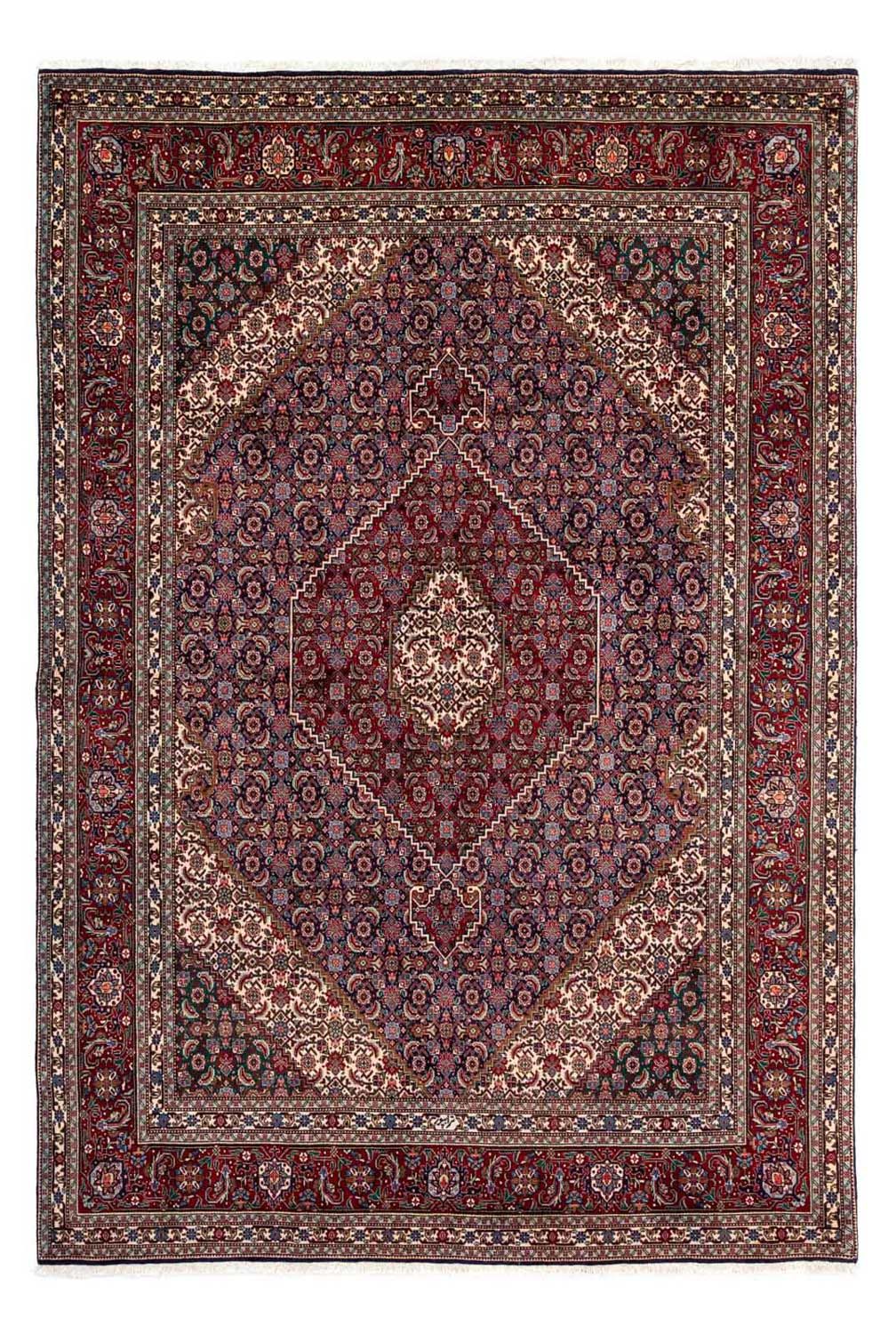 Alfombra Persa - Tabriz - Real - 298 x 202 cm - rojo oscuro