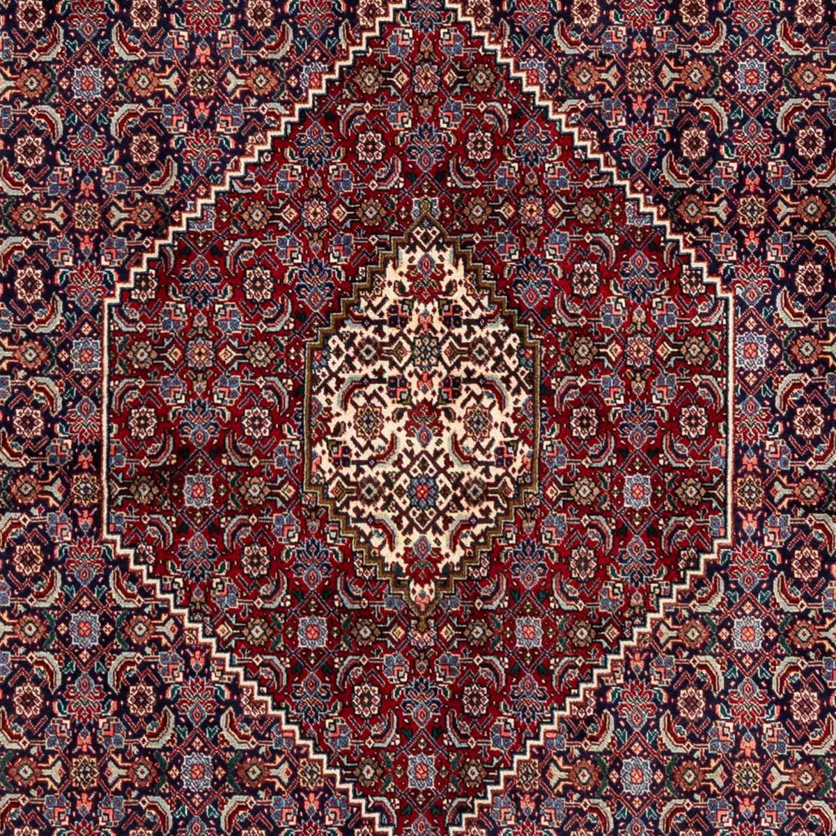 Alfombra Persa - Tabriz - Real - 298 x 202 cm - rojo oscuro