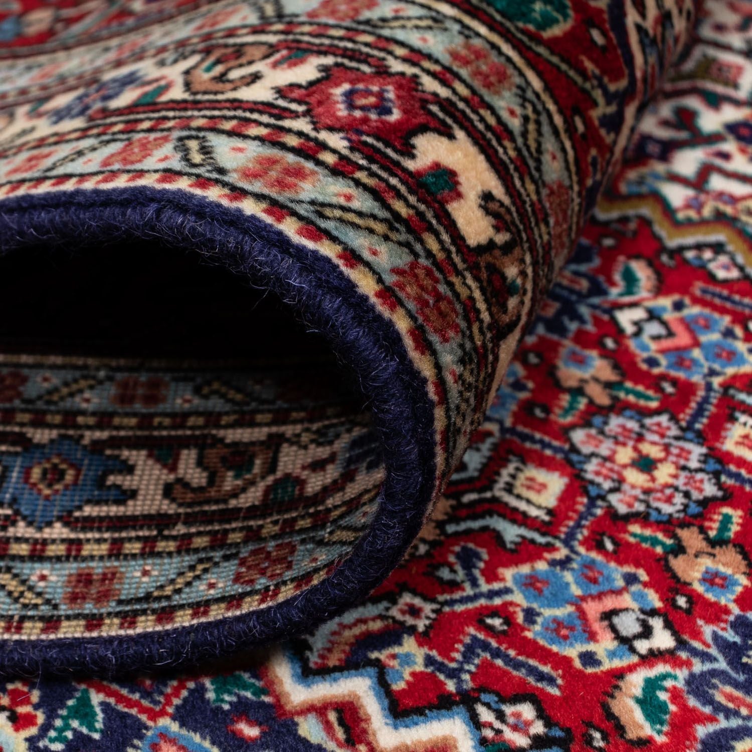 Alfombra Persa - Tabriz - Real - 298 x 202 cm - rojo oscuro