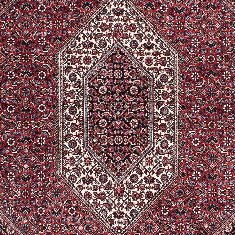 Alfombra persa - Bidjar - 202 x 132 cm - rojo claro