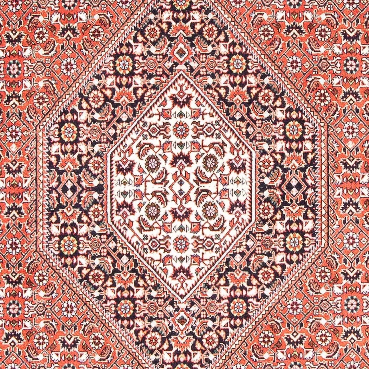 Alfombra persa - Bidjar - 179 x 111 cm - salmón