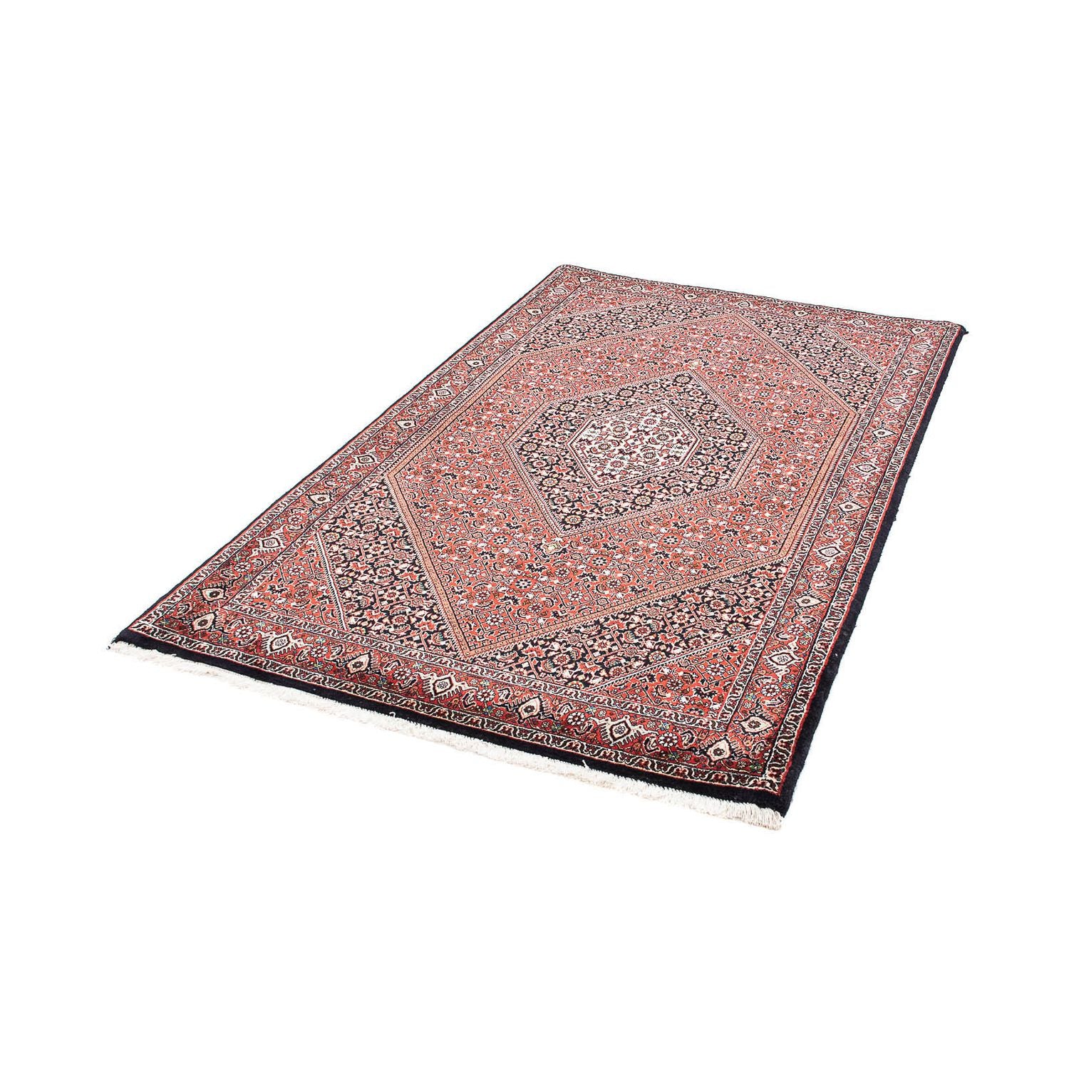Alfombra persa - Bidjar - 179 x 111 cm - salmón