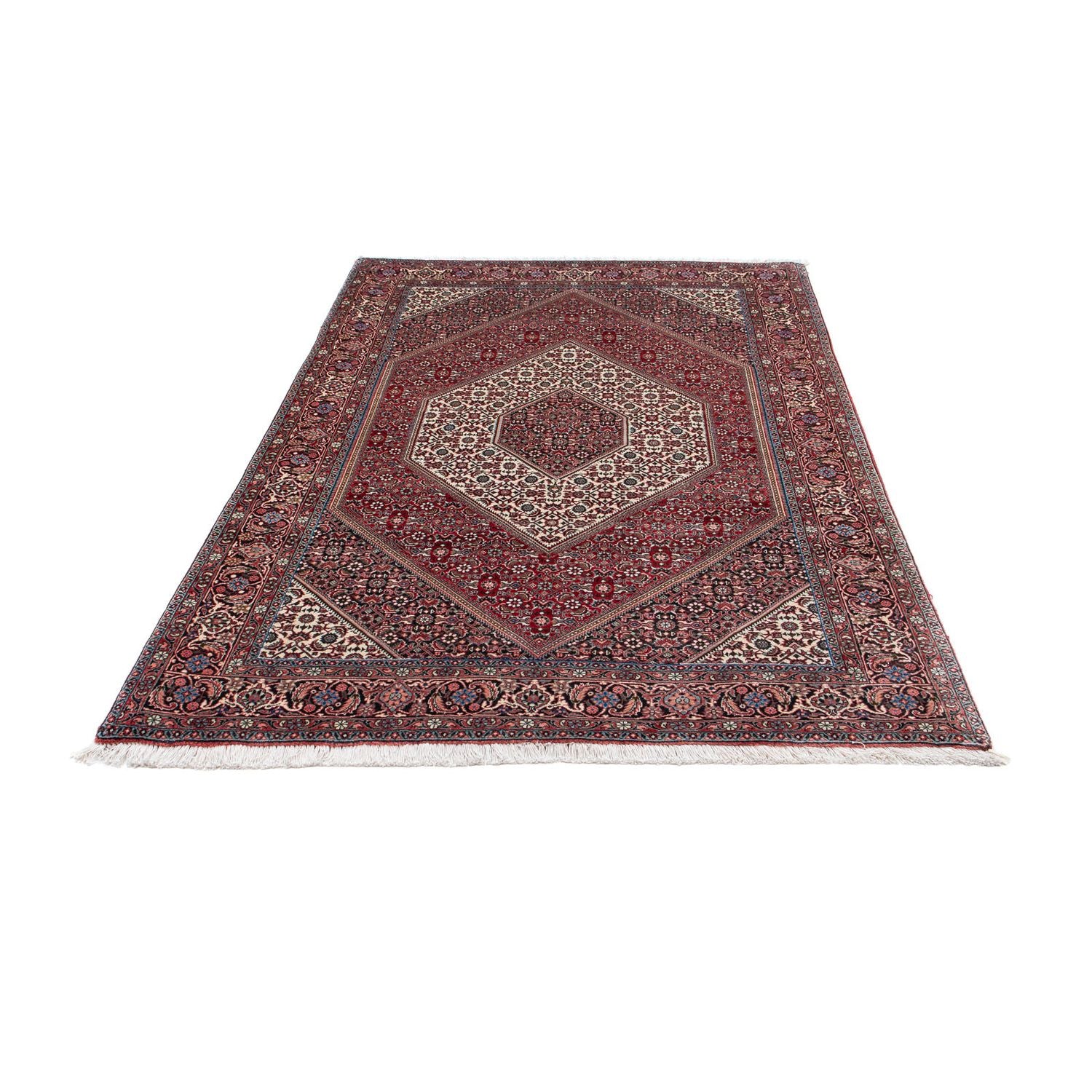 Alfombra persa - Bidjar - 208 x 133 cm - rojo claro