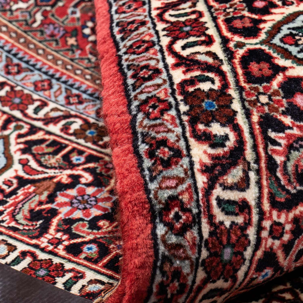 Alfombra persa - Bidjar - 237 x 172 cm - rojo claro