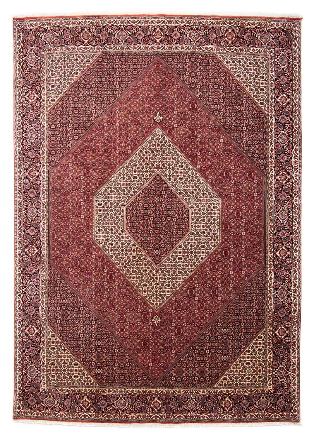 Alfombra persa - Bidjar - 350 x 254 cm - rojo