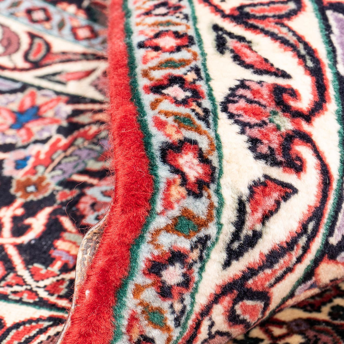 Alfombra persa - Bidjar - 350 x 254 cm - rojo