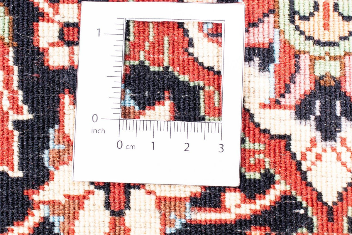 Alfombra persa - Bidjar - 340 x 254 cm - rojo oscuro