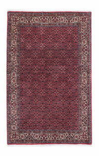 Alfombra persa - Bidjar - 207 x 132 cm - rojo claro