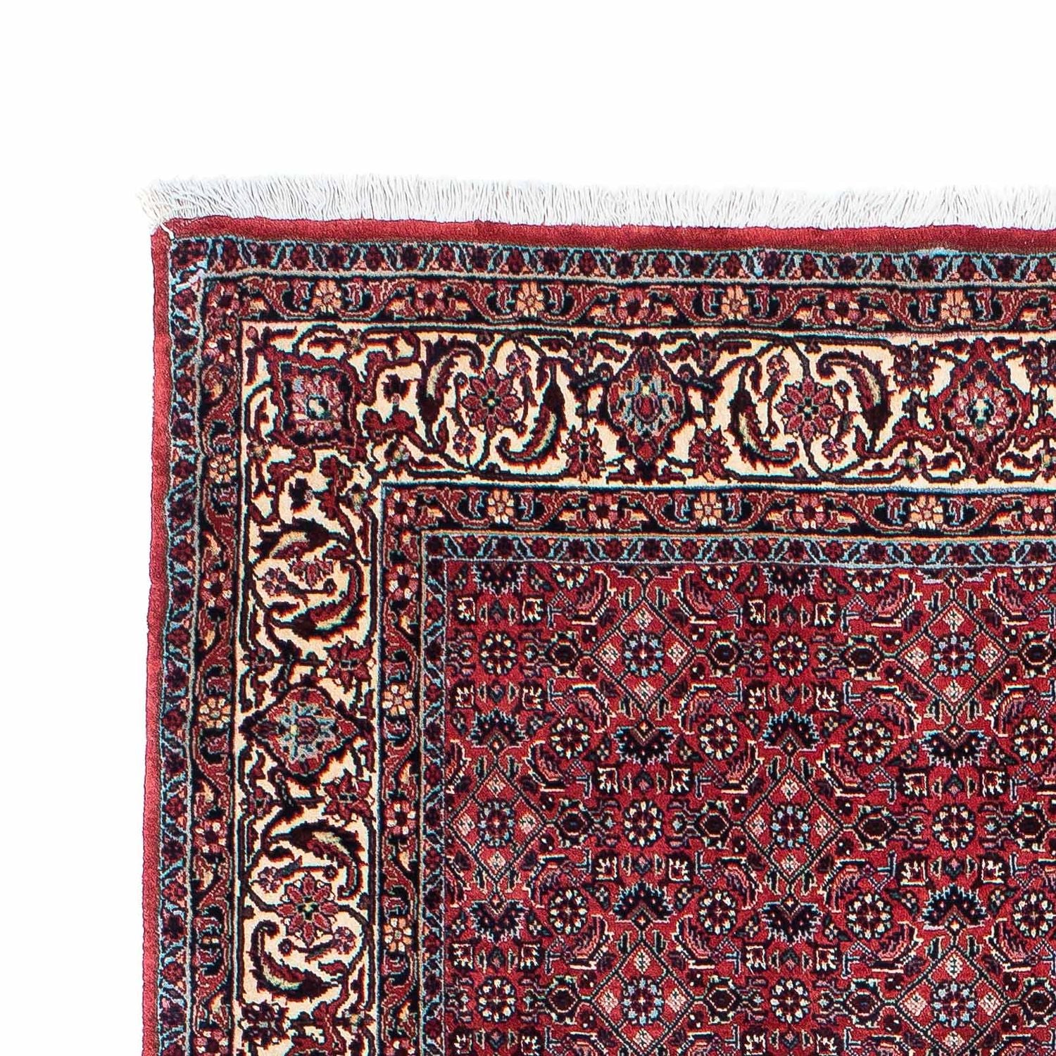 Alfombra persa - Bidjar - 207 x 132 cm - rojo claro
