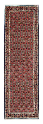 Alfombra de pasillo Alfombra persa - Bidjar - 291 x 84 cm - rojo oscuro