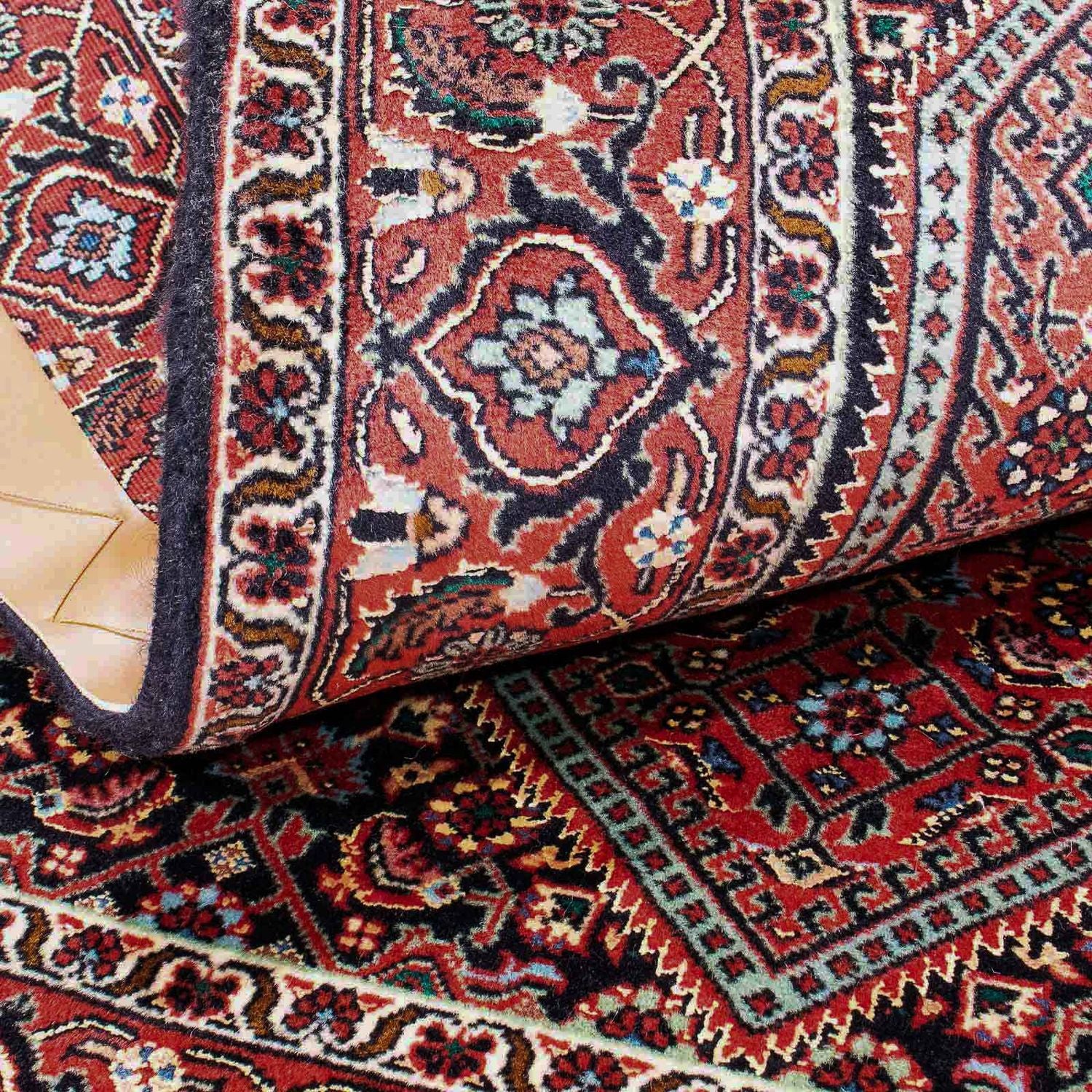 Alfombra persa - Bidjar - 179 x 111 cm - rojo claro
