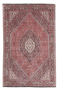 Alfombra de pasillo Alfombra persa - Bidjar - 174 x 107 cm - rojo claro