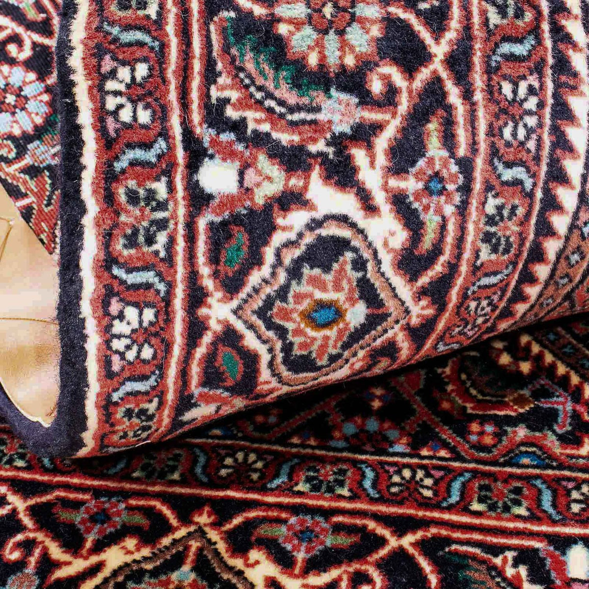 Alfombra de pasillo Alfombra persa - Bidjar - 174 x 107 cm - rojo claro