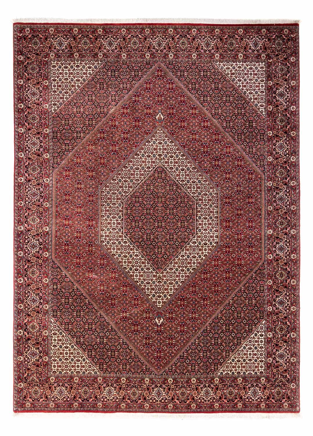 Alfombra persa - Bidjar - 352 x 254 cm - rojo