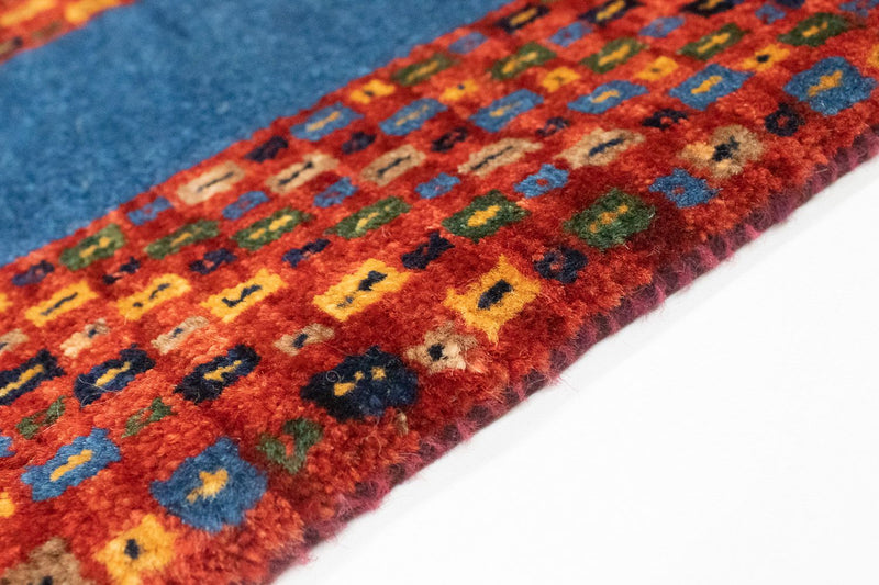 Alfombra Gabbeh - Loribaft Persa - 157 x 104 cm - rojo