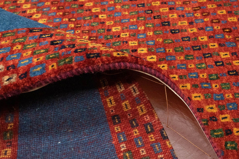 Alfombra Gabbeh - Loribaft Persa - 157 x 104 cm - rojo