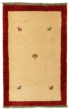 Alfombra Gabbeh - Persa - 125 x 83 cm - beige
