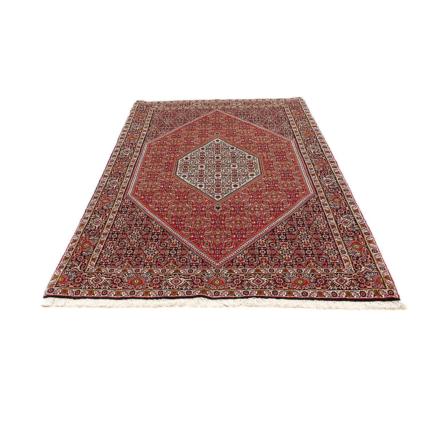 Alfombra persa - Bidjar - 225 x 136 cm - rojo