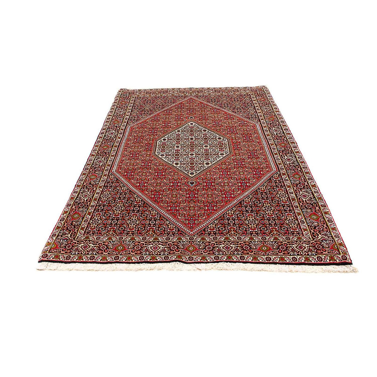Alfombra persa - Bidjar - 225 x 136 cm - rojo