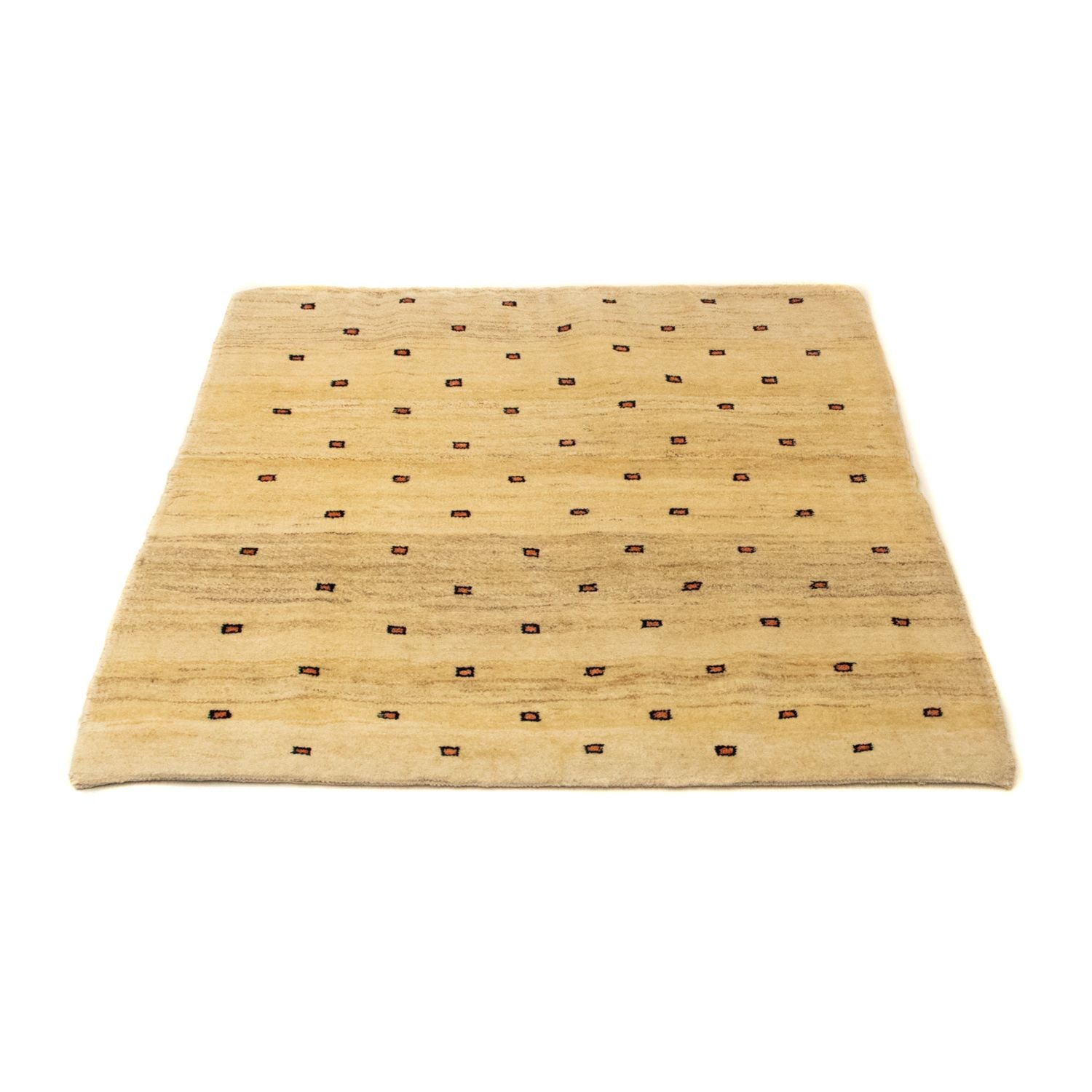Alfombra Gabbeh - Persa cuadrado  - 102 x 100 cm - beige
