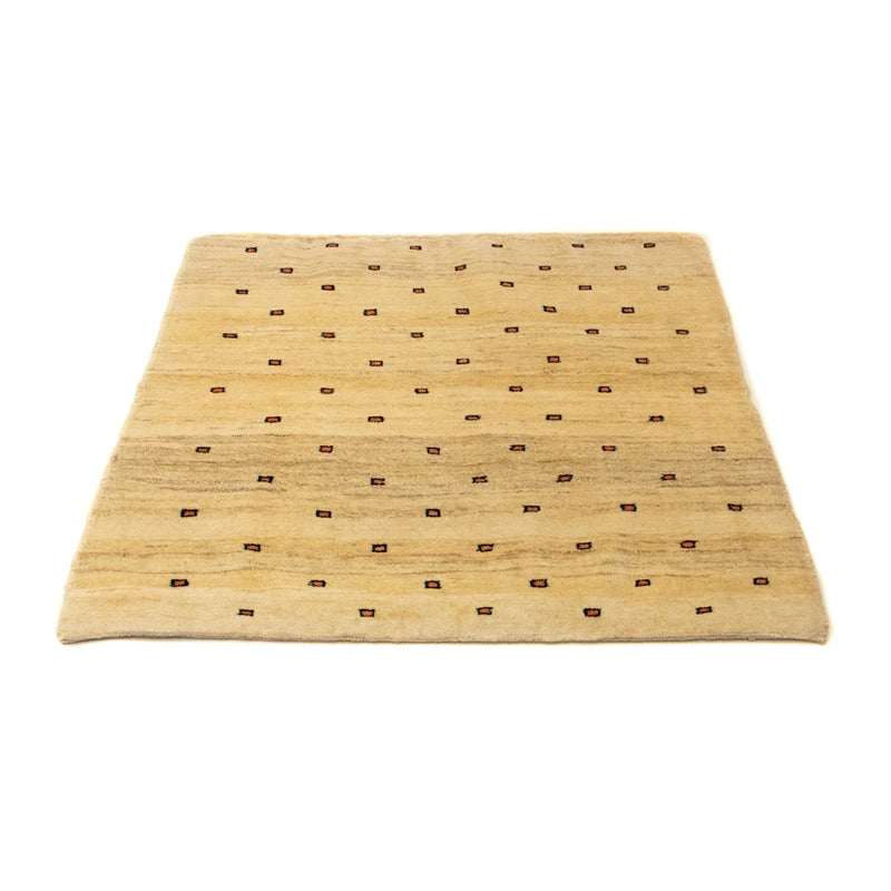 Alfombra Gabbeh - Persa cuadrado  - 102 x 100 cm - beige