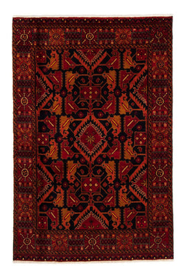 Alfombra Belutsch - 203 x 130 cm - rojo