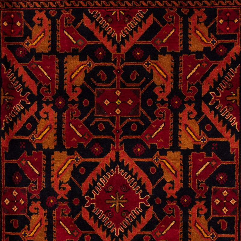 Alfombra Belutsch - 203 x 130 cm - rojo