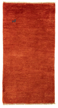 Alfombra Gabbeh - Persa - 136 x 71 cm - rojo