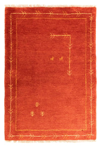 Alfombra Gabbeh - Persa - 126 x 85 cm - rojo