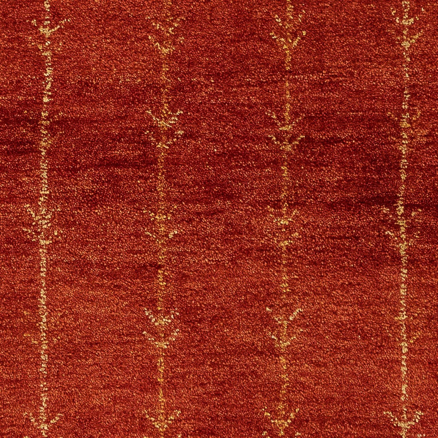 Alfombra Gabbeh - Persa - 133 x 84 cm - rojo oscuro