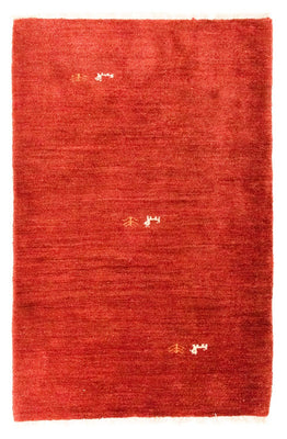 Alfombra Gabbeh - Persa - 128 x 82 cm - rojo