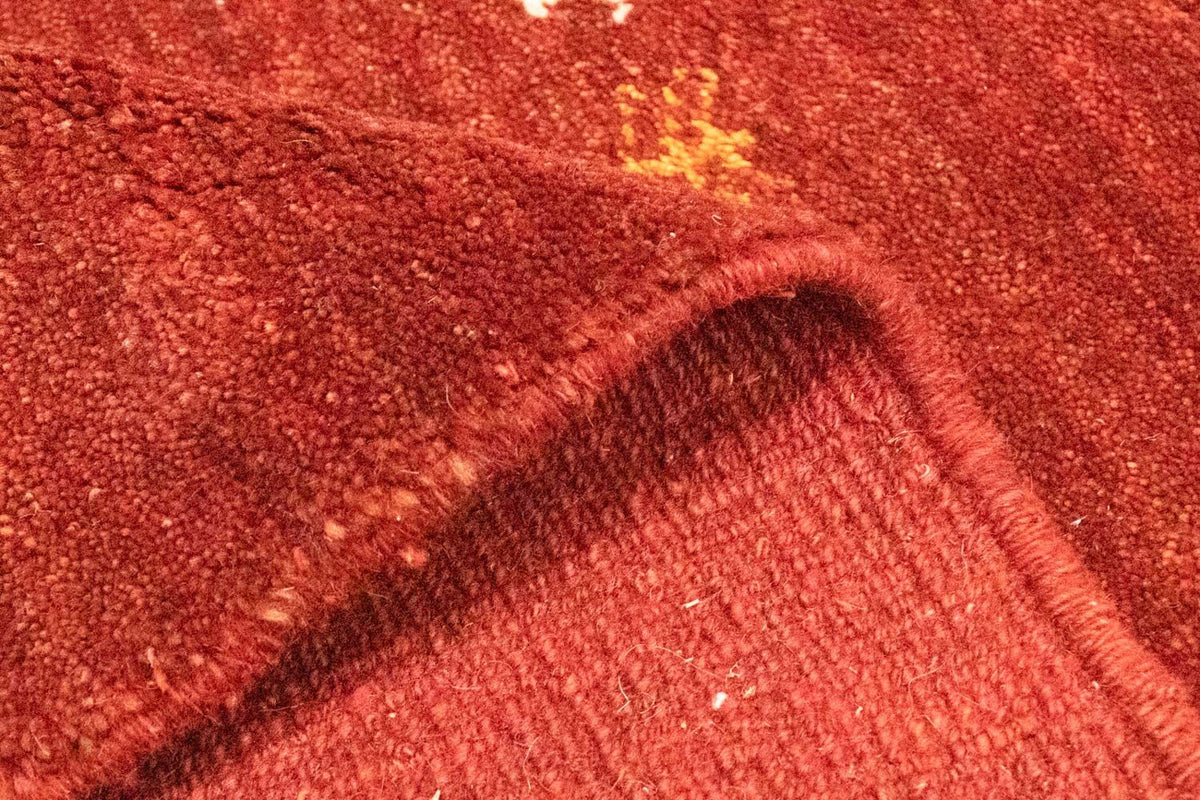 Alfombra Gabbeh - Persa - 128 x 82 cm - rojo