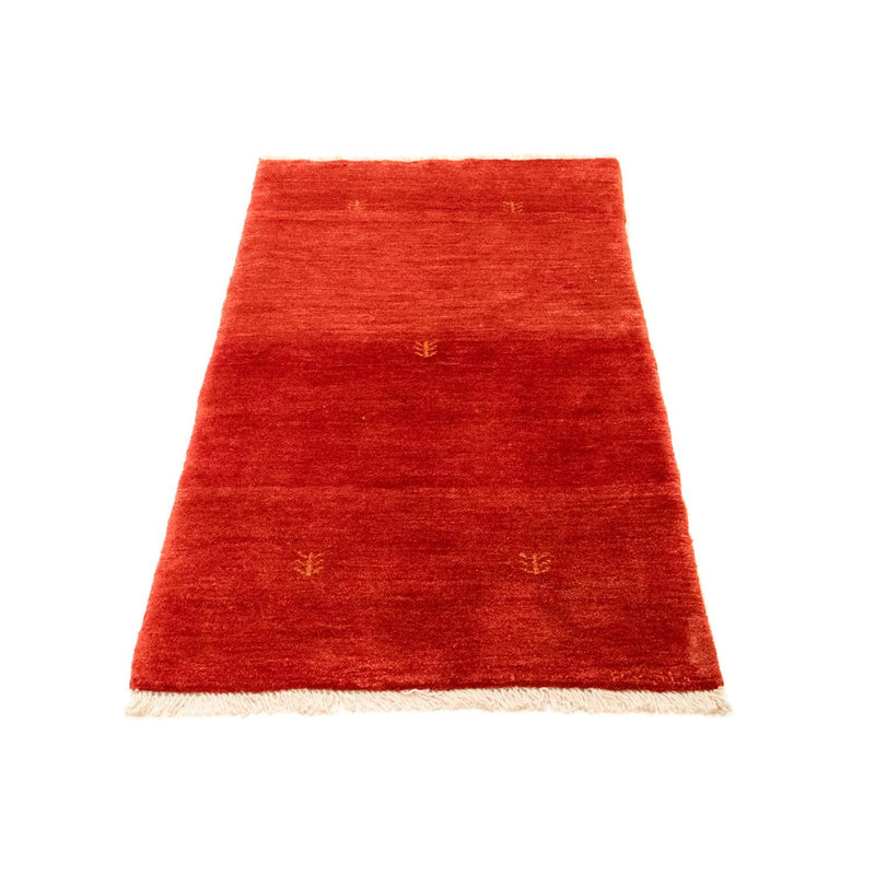 Alfombra Gabbeh - Persa - 138 x 67 cm - rojo