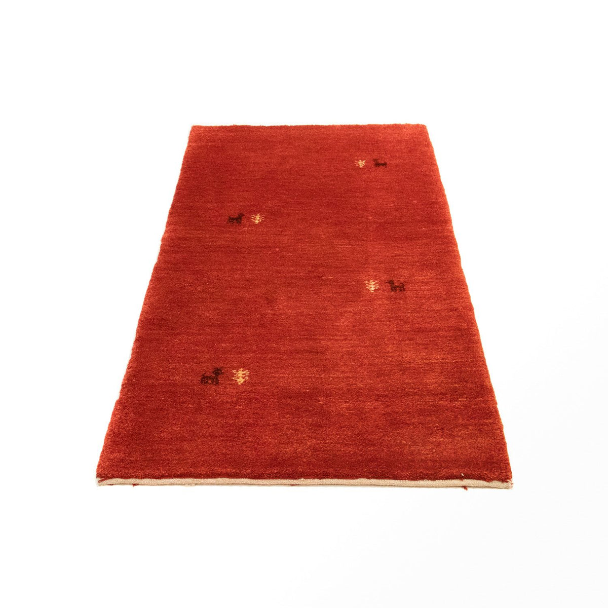 Alfombra Gabbeh - Persa - 147 x 76 cm - rojo