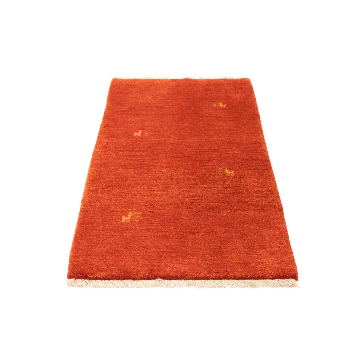 Alfombra Gabbeh - Persa - 139 x 73 cm - rojo